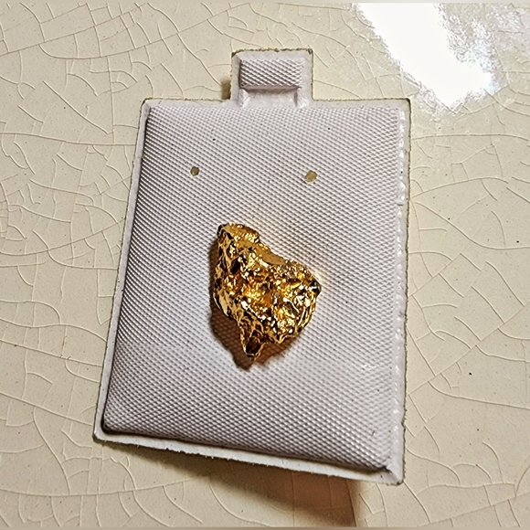 Vintage Gold nugget pin brooch - Picture 1 of 5